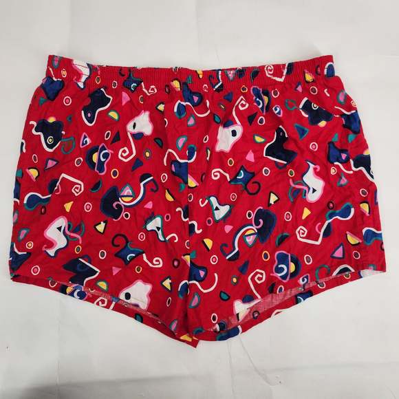 unknown Other - Vintage Swim Shorts Men’s XL Retro 90s Colorful Graphic Beachwear Party Preppy